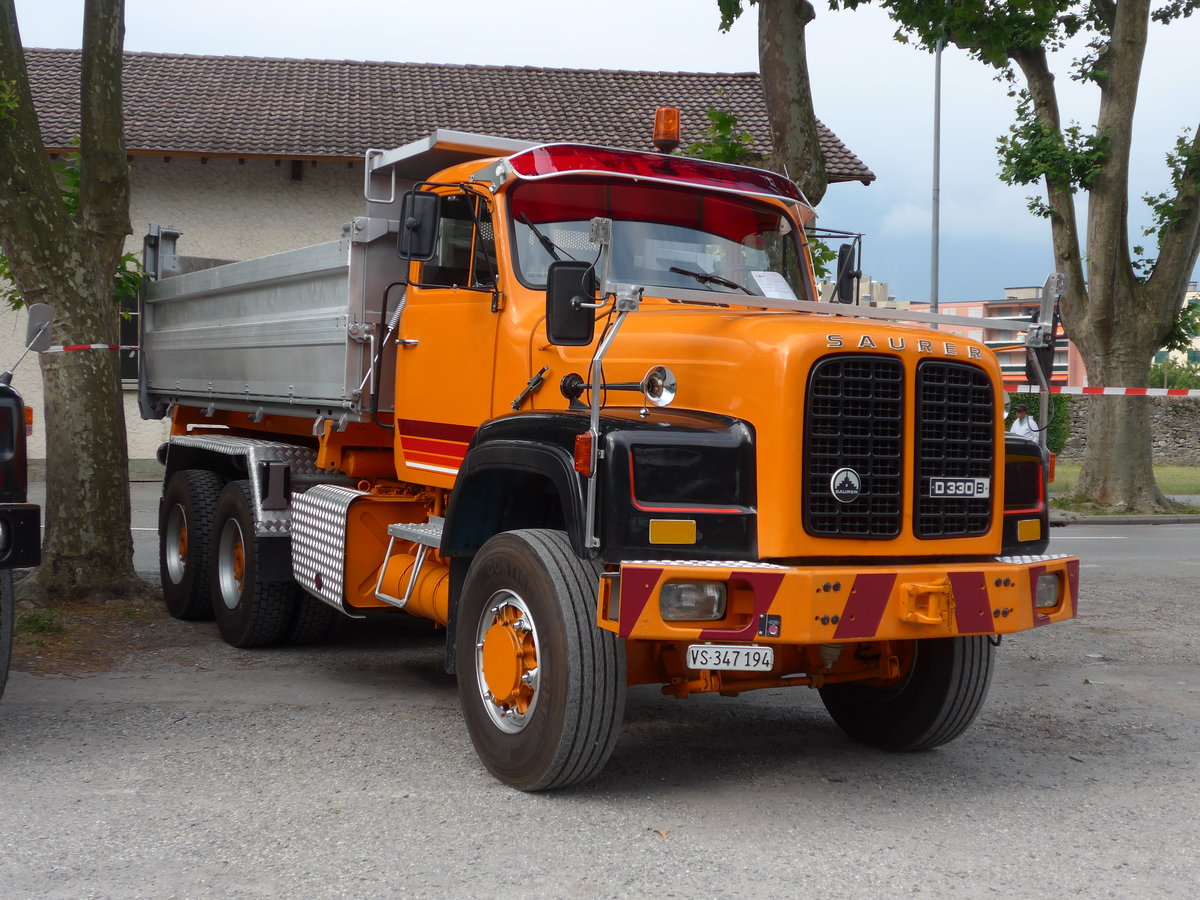 (181'275) - Saurer - VS 347'194 - am 24. Juni 2017 in Aigle, Saurertreffen