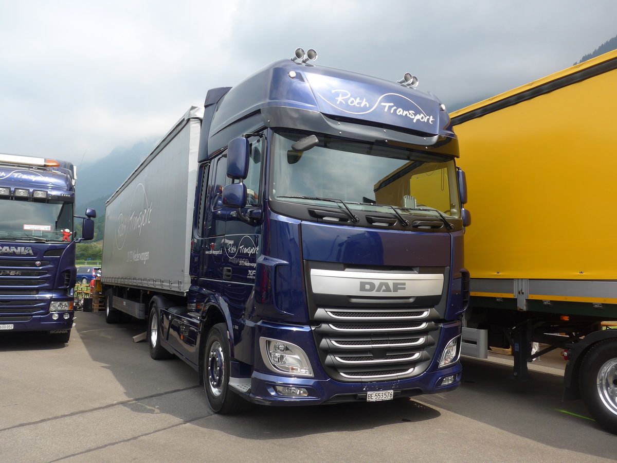 (181'380) - Roth, Niederwangen - BE 553'576 - DAF am 24. Juni 2017 in Interlaken, Flugplatz