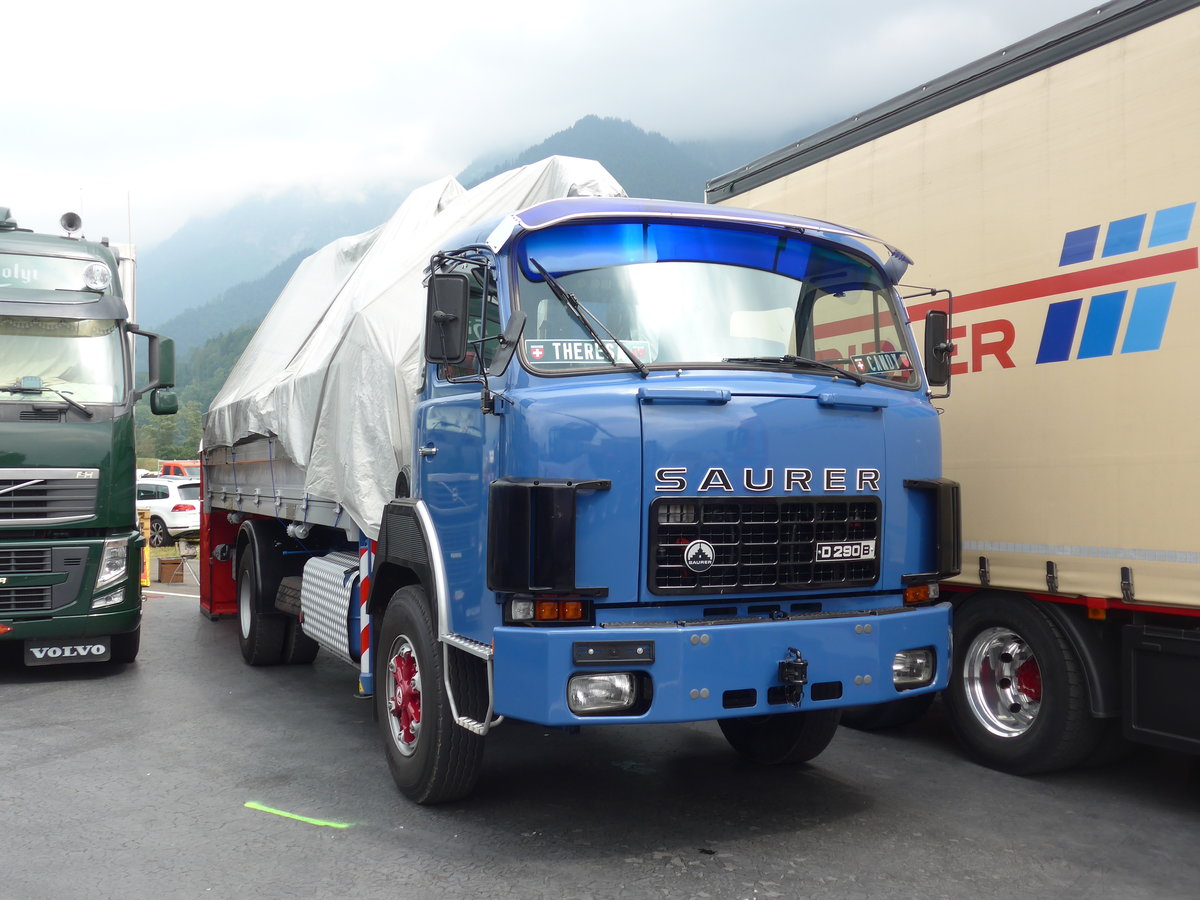 (181'382) - Saurer am 24. Juni 2017 in Interlaken, Flugplatz