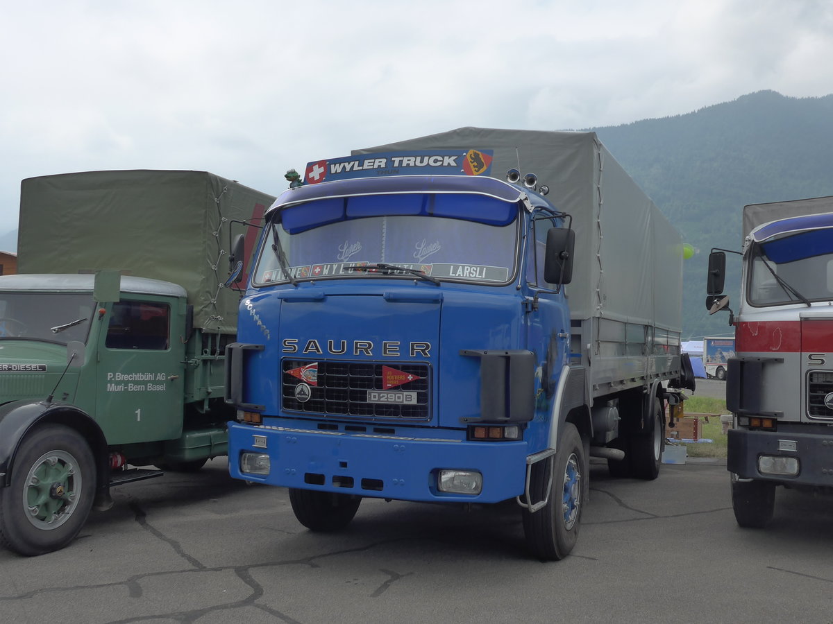 (181'410) - Wyler, Thun - Saurer am 24. Juni 2017 in Interlaken, Flugplatz