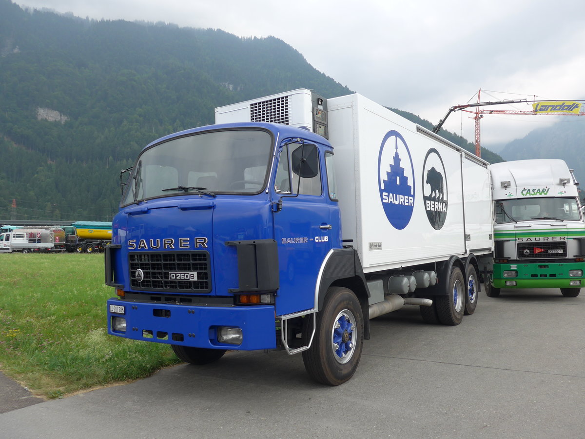 (181'412) - Saurer-Club - LU 207'286 - Saurer am 24. Juni 2017 in Interlaken, Flugplatz