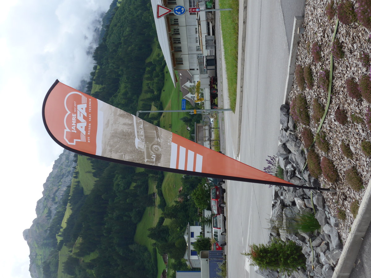 (181'694) - AFA-Fahne zum 100 Jahre Jubil�um am 1. Juli 2017 in Frutigen