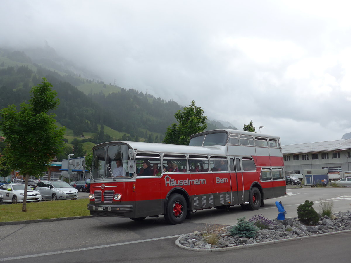 (181'699) - Huselmann, Bern - Nr. 26/BE 1322 U - FBW/Vetter-R&J Anderthalbdecker (ex AFA Adelboden Nr. 9) am 1. Juli 2017 in Frutigen, Garage AFA