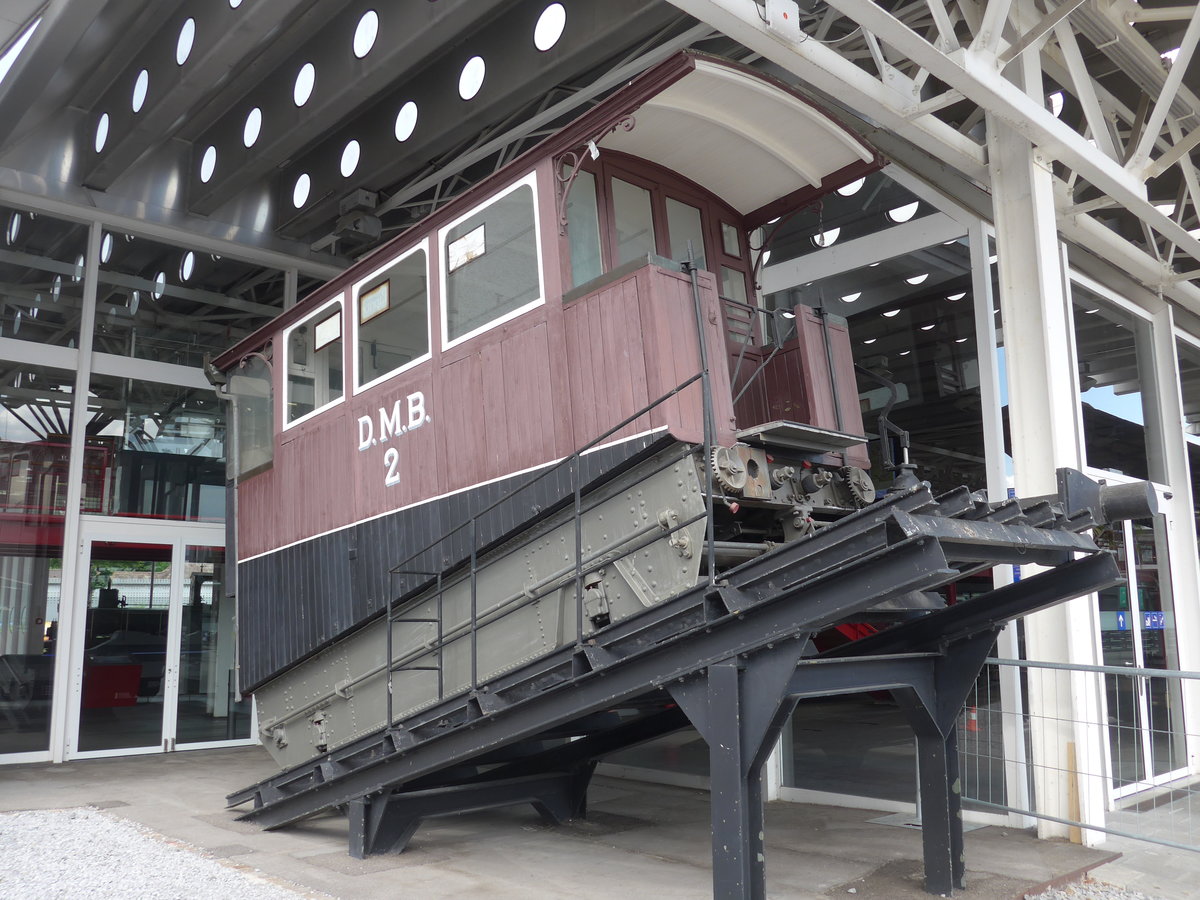 (181'773) - DMB-Marzilibahn - Nr. 2 - von 1913 am 8. Juli 2017 in Luzern, Verkehrshaus