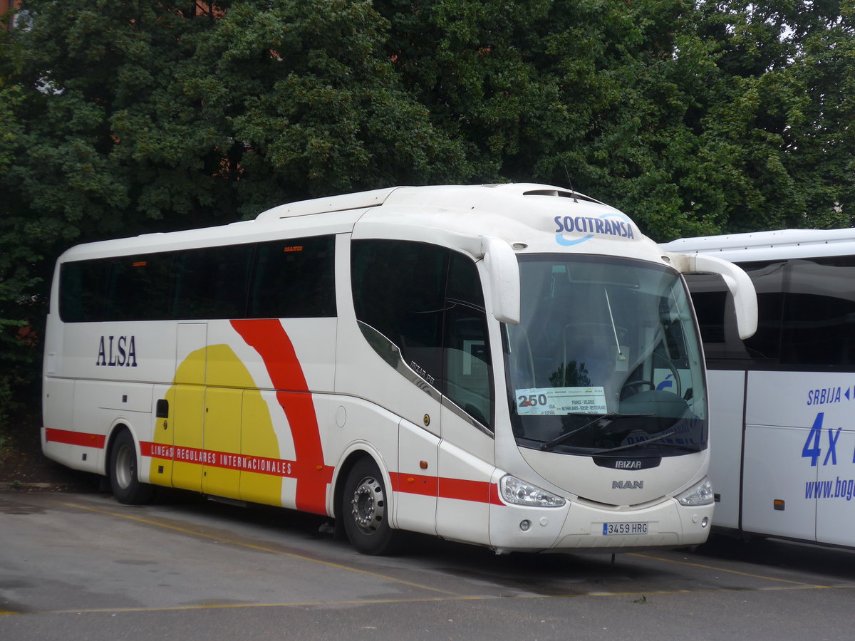 (181'909) - Aus Spanien: Socitransa, Pazos - 3459 HRG - MAN/Irizar am 10. Juli 2017 in Zrich, Sihlquai