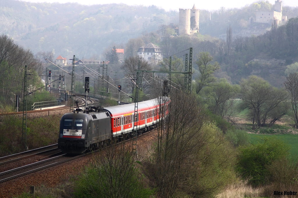 182 501 am Abzw Saaleck in ri Halle / Naumburg