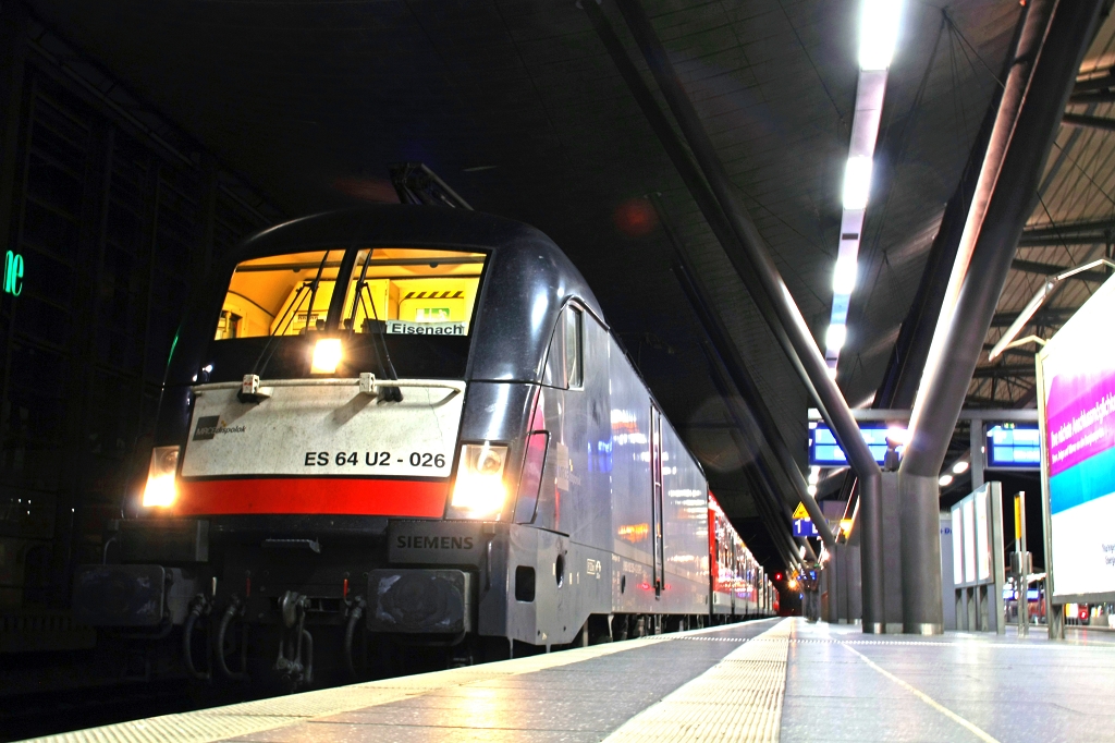 182 526 bei ihrem Halbst�ndigen halt in Erfurt gen Eisenach , in der Nacht vom 19.12. zum 20.12.14