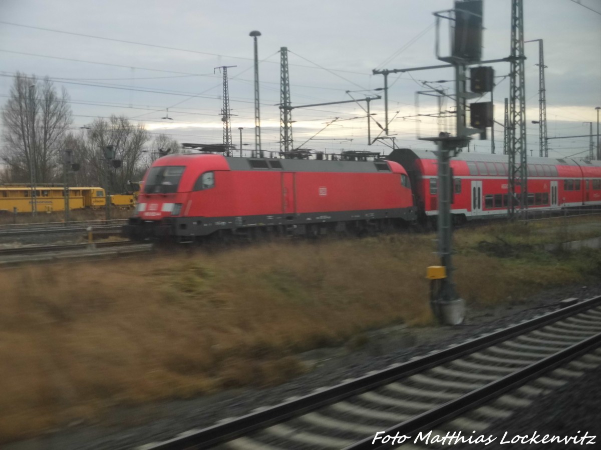 182 XXX abgestellt im Bahnhof Lutherstadt Wittenberg am 19.12.15
