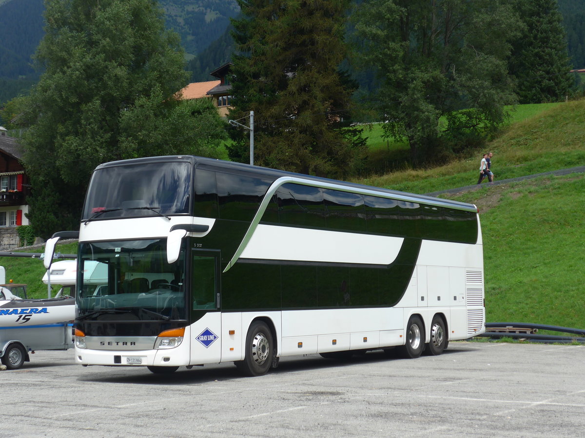 (182'375) - Meier, Zrich - ZH 131'864 - Setra am 30. Juli 2017 in Grindelwald, Grund