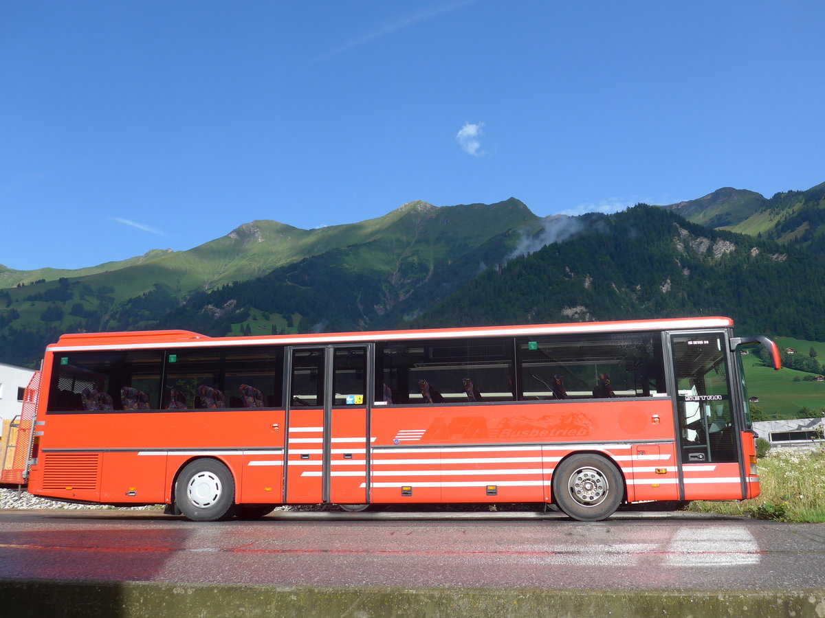 (182'439) - AFA Adelboden - Nr. 22 - Setra (ex Nr. 8) am 31. Juli 2017 in Frutigen, Garage