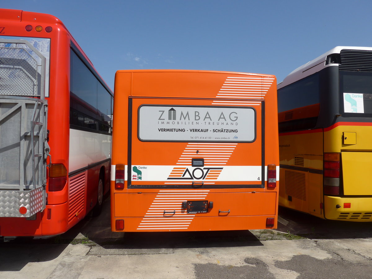 (182'587) - AOT Amriswil - Nr. 4 - Neoplan am 3. August 2017 in Frauenfeld, Langdorfstrasse