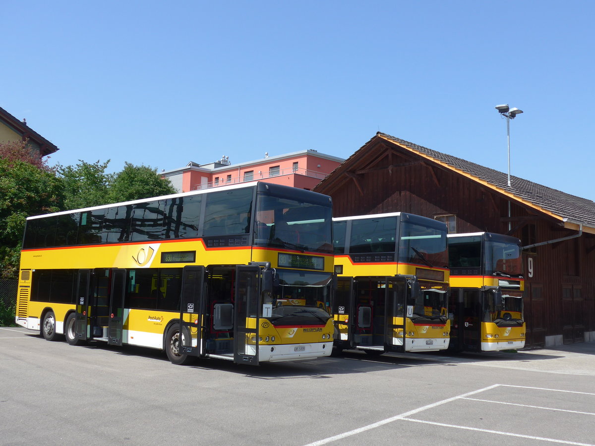 (182'608) - PostAuto Ostschweiz - AR 14'839 - Neoplan (ex P 27'017) am 3. August 2017 in Frauenfeld, Jugendmusikschule