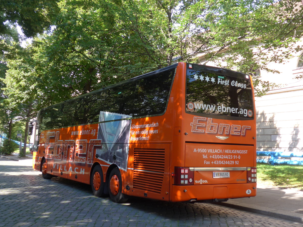 (182'877) - Aus Oesterreich: Ebner, Villach - VI BUS 60 - Van Hool am 8. August 2017 in Dresden, Am Zwingerteich