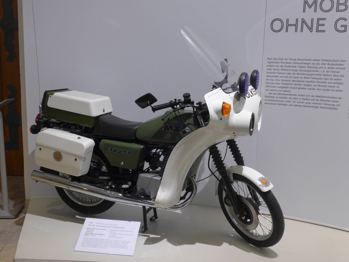 (182'945) - MZ von 1988 - IP 02-27 - am 8. August 2017 in Dresden, Verkehrsmuseum