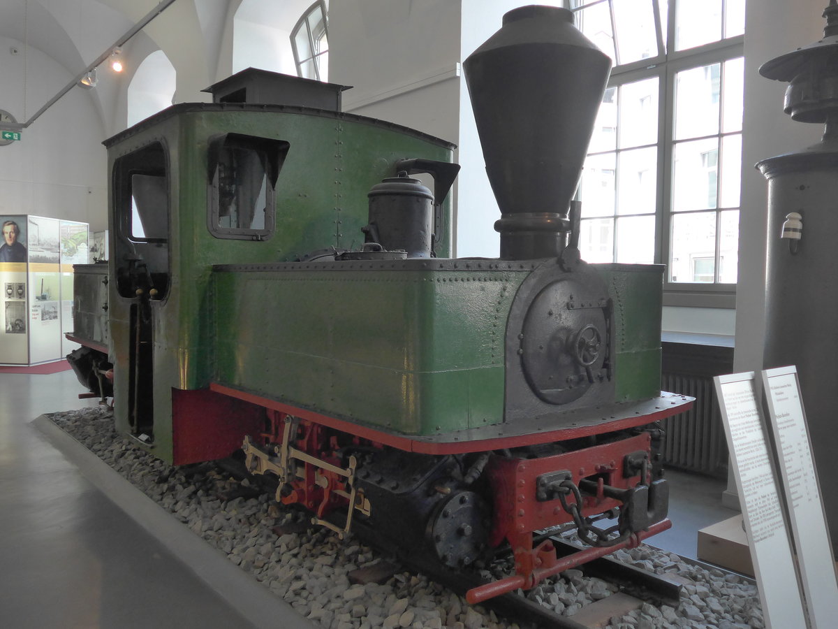 (182'964) - Dampflokomotive P�chot-Bourdon von 1916 am 8. August 2017 in Dresden, Verkehrsmuseum