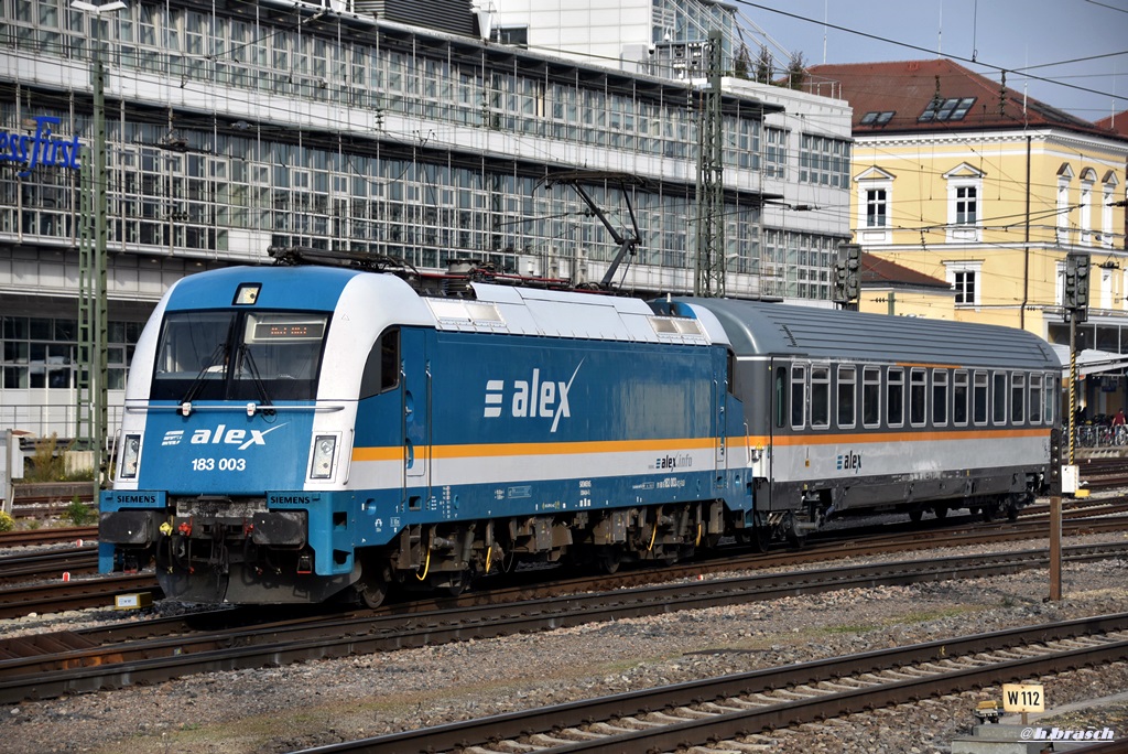 183 003 fuhr vom hbf regensburg,28.09.17