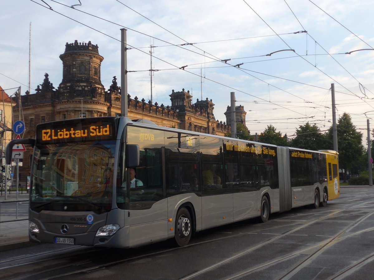 (183'111) - DVB Dresden - Nr. 459'300/DD-VB 9300 - Mercedes am 9. August 2017 in Dresden, Pirnaischer Platz