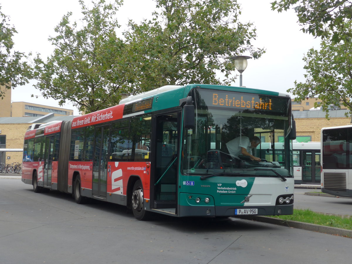 (183'449) - ViP Potsdam - Nr. 950/P-AV 950 - Volvo am 11. August 2017 beim Hauptbahnhof Potsdam