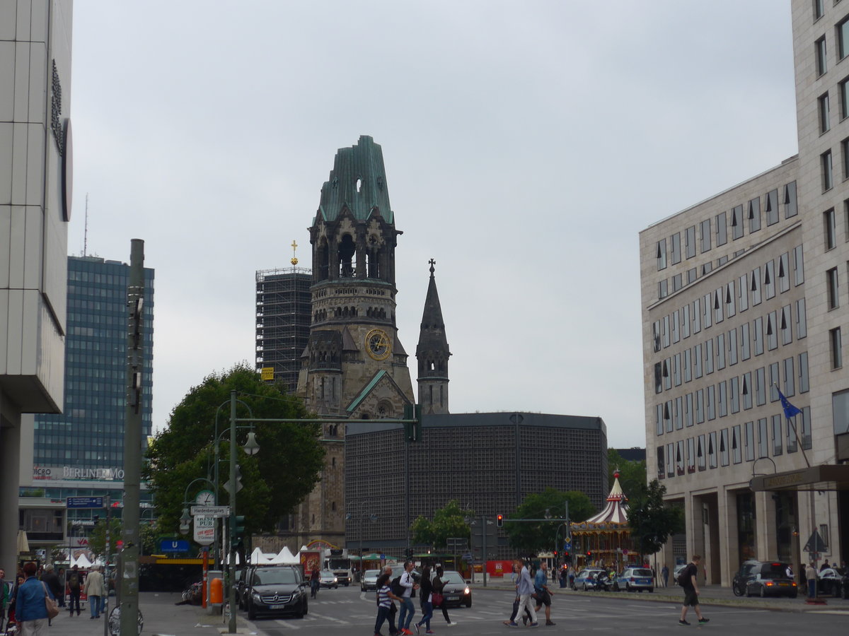 (183'470) - Kaiser-Wilhelm-Ged�chtniskirche am 11. August 2017 in Berlin