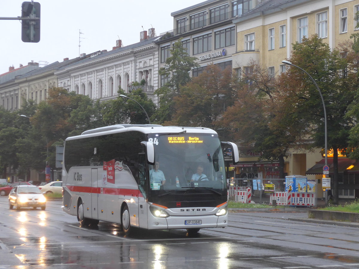 (183'498) - Aus Polen: Sindbad, Opole - Nr. 84/OP 0384F - Setra am 12. August 2017 in Berlin, Mehringdamm