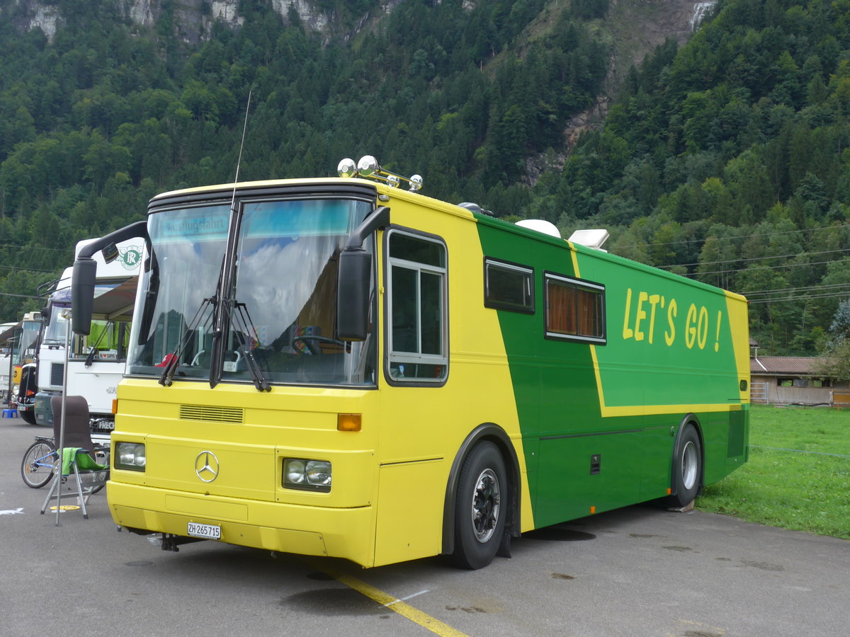 (183'560) - Meier, Blach - ZH 265'715 - Mercedes/Lauber (ex Jaggi, Kippel) am 19. August 2017 in Unterbach, Rollfeld