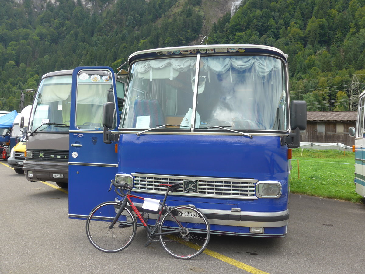 (183'567) - Camenisch, Dietlikon - ZH 135'536 - Setra am 19. August 2017 in Unterbach, Rollfeld