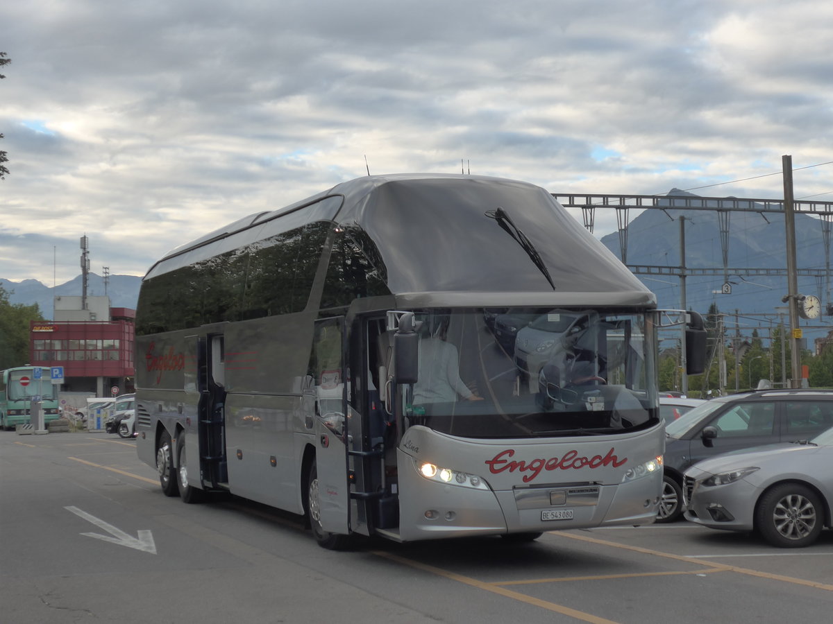 (183'757) - Engeloch, Riggisberg - BE 543'080 - Neoplan am 21. August 2017 in Thun, CarTerminal