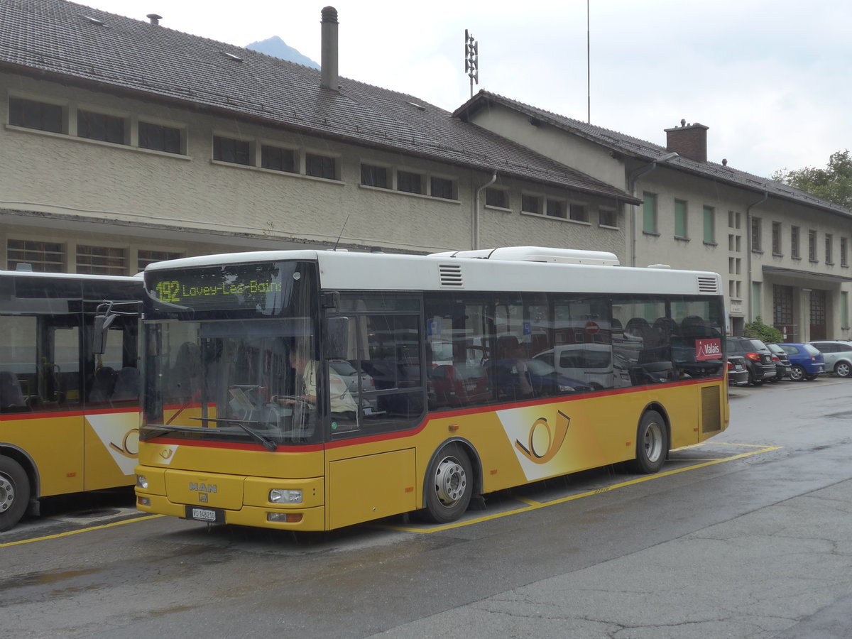 (184'009) - TPC Aigle - VS 148'210 - MAN/Gppel am 24. August 2017 in St-Maurice, Post