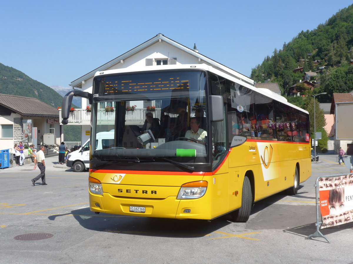 (184'170) - TSAR, Sierre - VS 162'366 - Setra am 25. August 2017 in Vissoie, Post