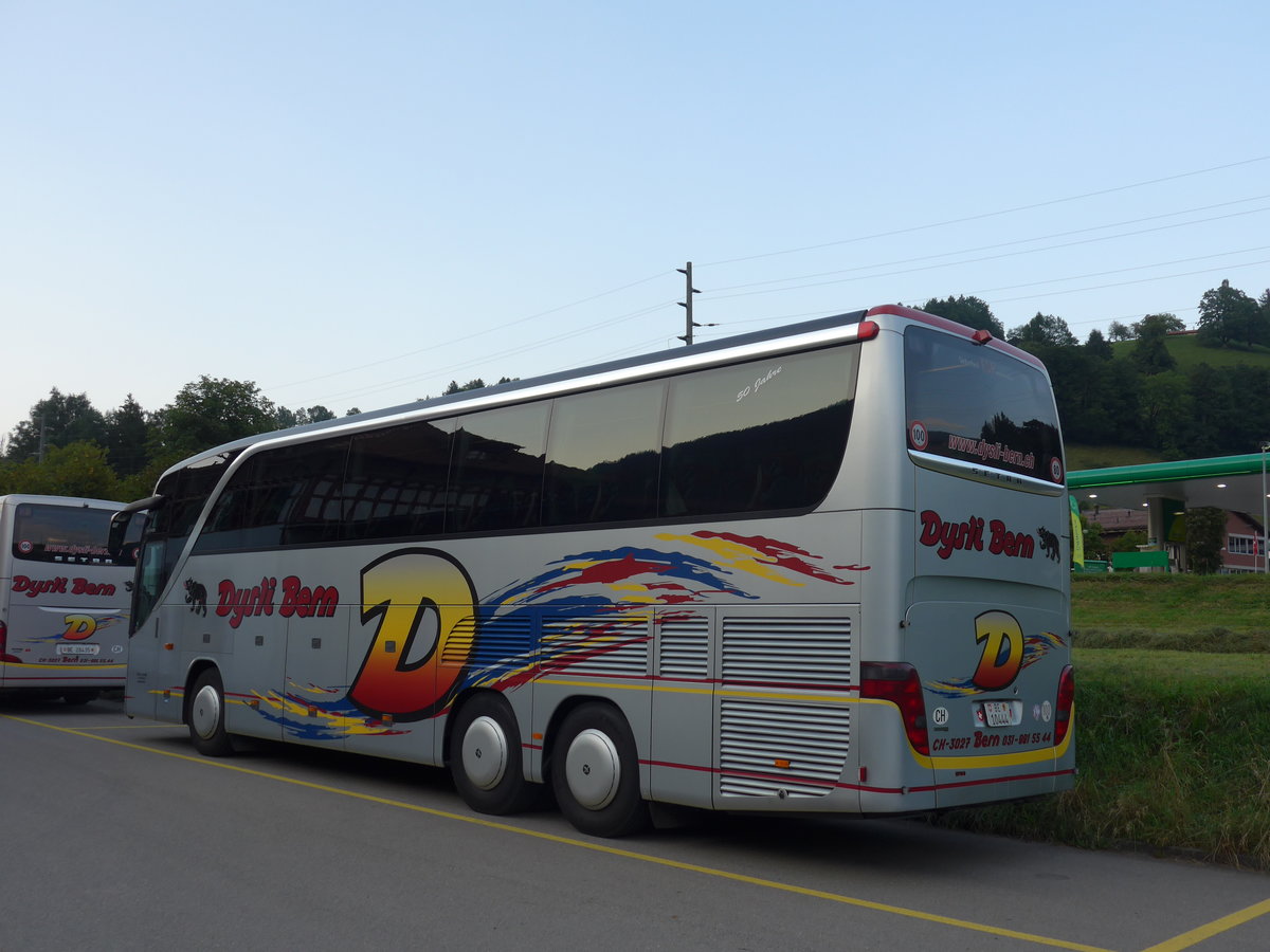 (184'280) - Dysli, Bern - Nr. 20/BE 10'444 - Setra (ex EvoBus, Kloten) am 25. August 2017 beim Bahnhof Mlenen