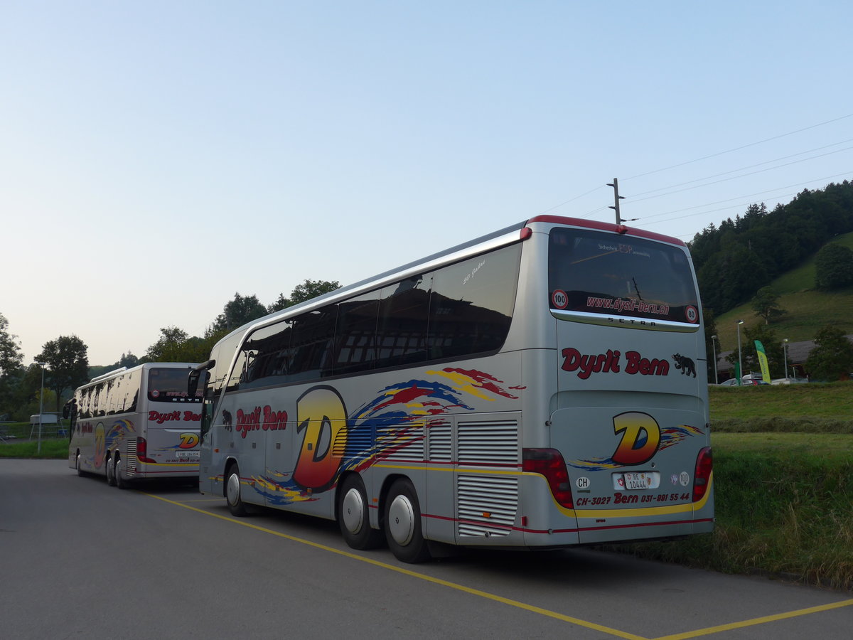 (184'281) - Dysli, Bern - Nr. 20/BE 10'444 - Setra (ex EvoBus, Kloten) am 25. August 2017 beim Bahnhof Mlenen