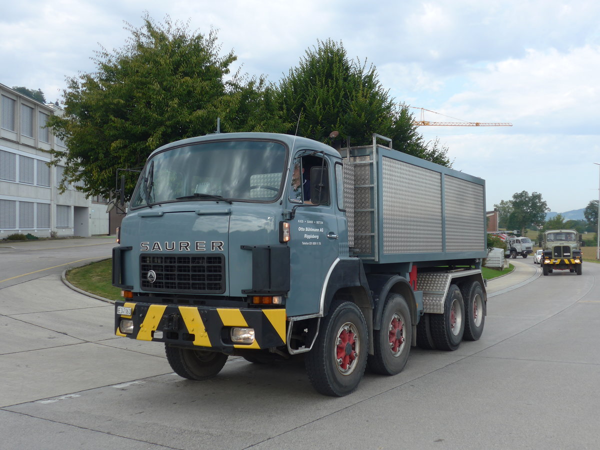 (184'285) - B�hlmann, Riggisberg - BE 247'061 - Saurer am 26. August 2017 in Oberkirch, CAMPUS Sursee