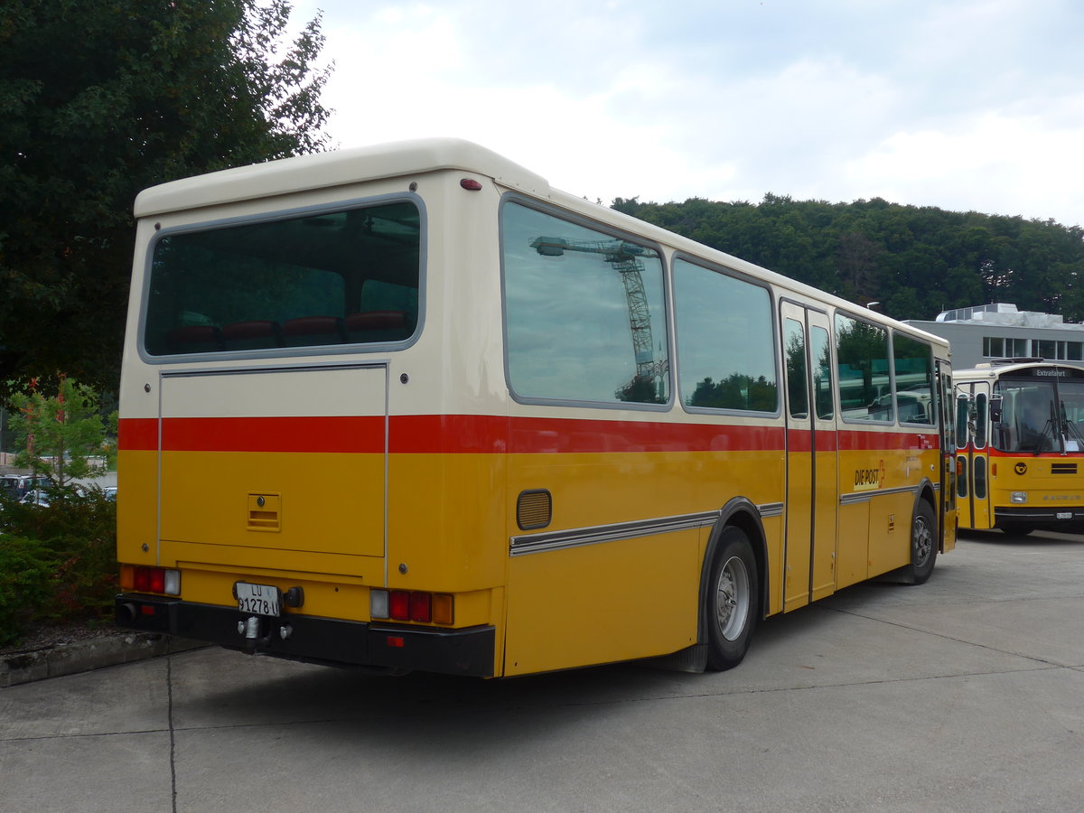 (184'365) - Amstein, Willisau - LU 91'278 U - Saurer/R&J (ex Thepra, Stans Nr. 17; ex Gowa, Stans Nr. 17) am 26. August 2017 in Oberkirch, CAMPUS Sursee