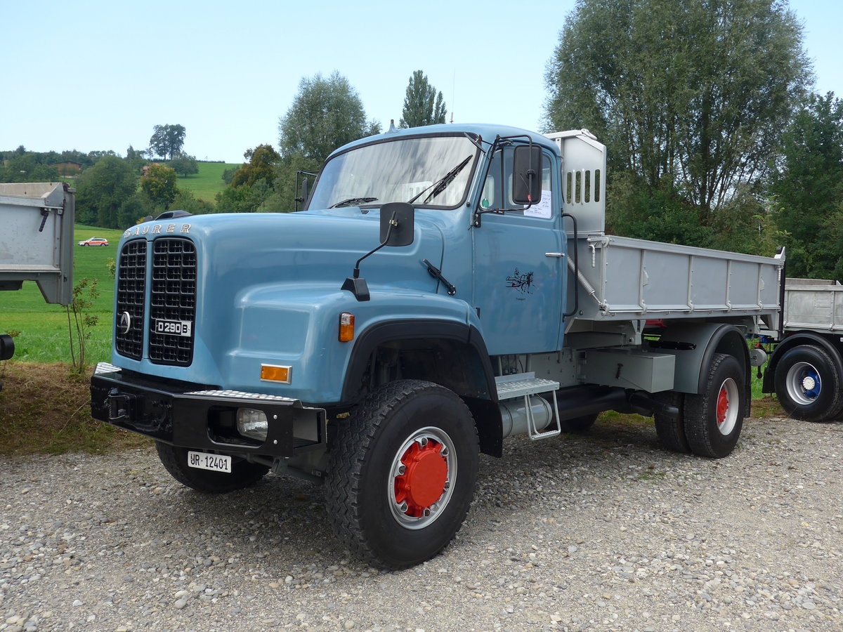 (184'418) - Saurer - UR 12'401 - am 26. August 2017 in Oberkirch, CAMPUS Sursee