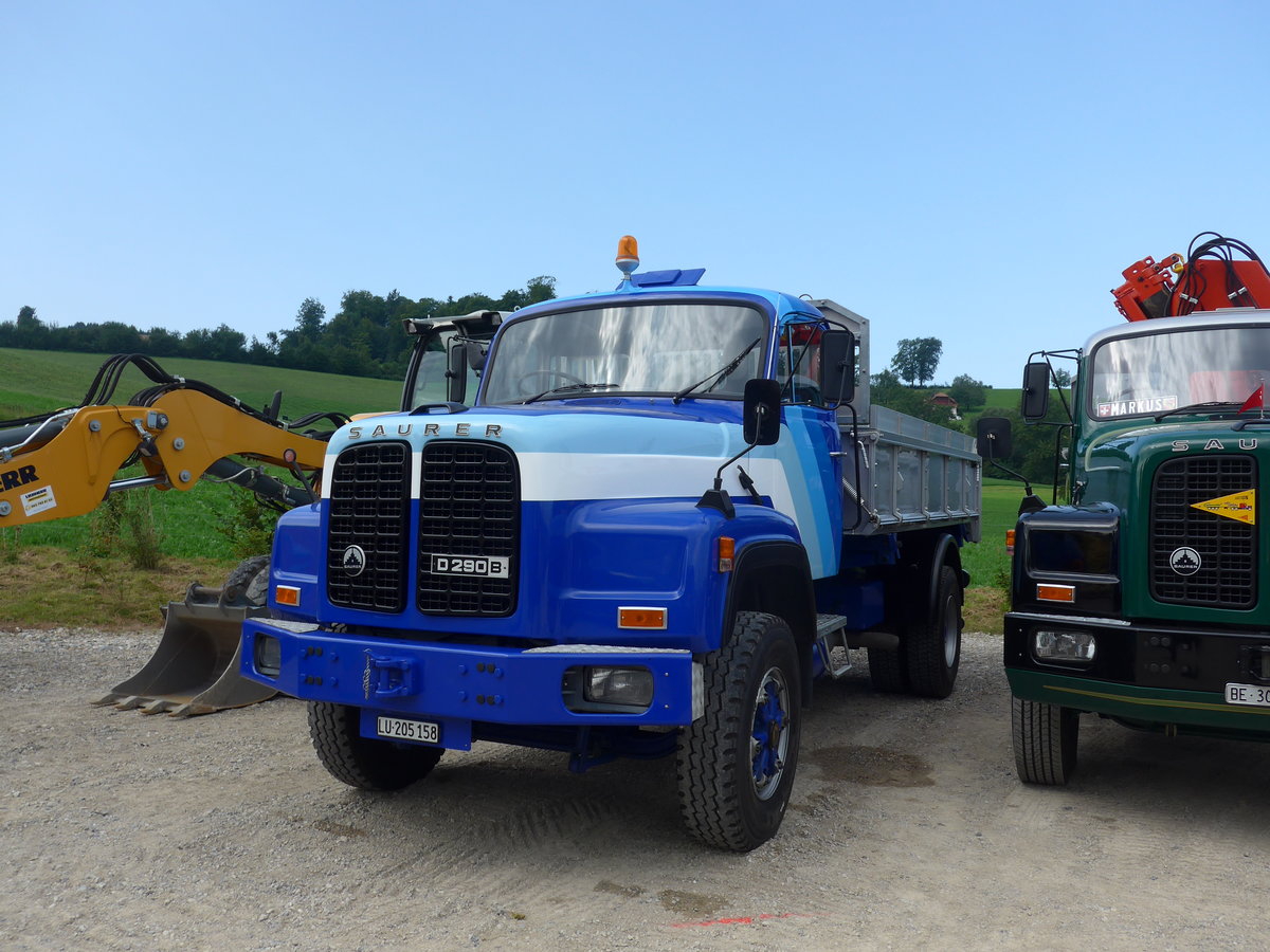 (184'422) - Saurer - LU 205'158 - am 26. August 2017 in Oberkirch, CAMPUS Sursee
