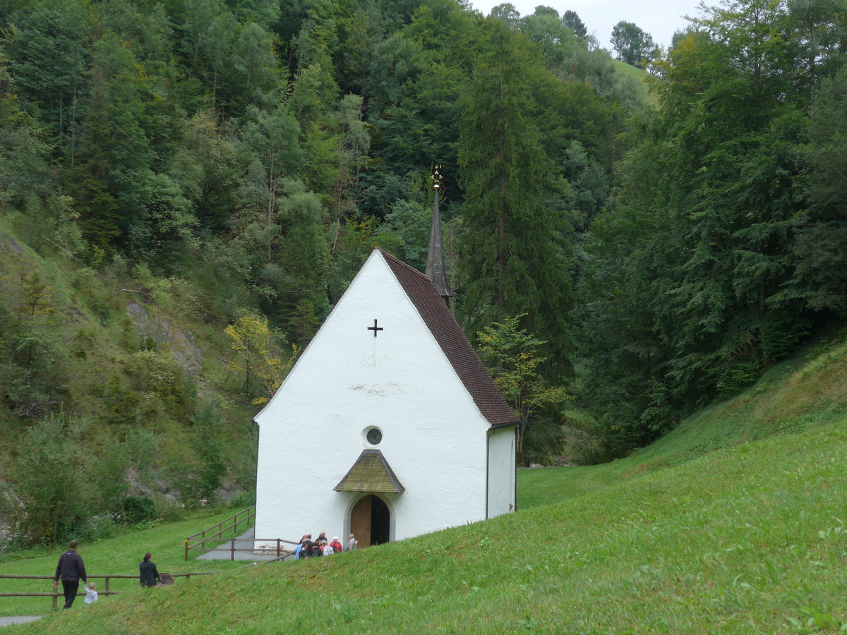 (184'750) - Kapelle bei der Ranftschlucht am 10. September 2017 bei Fl�eli-Ranft