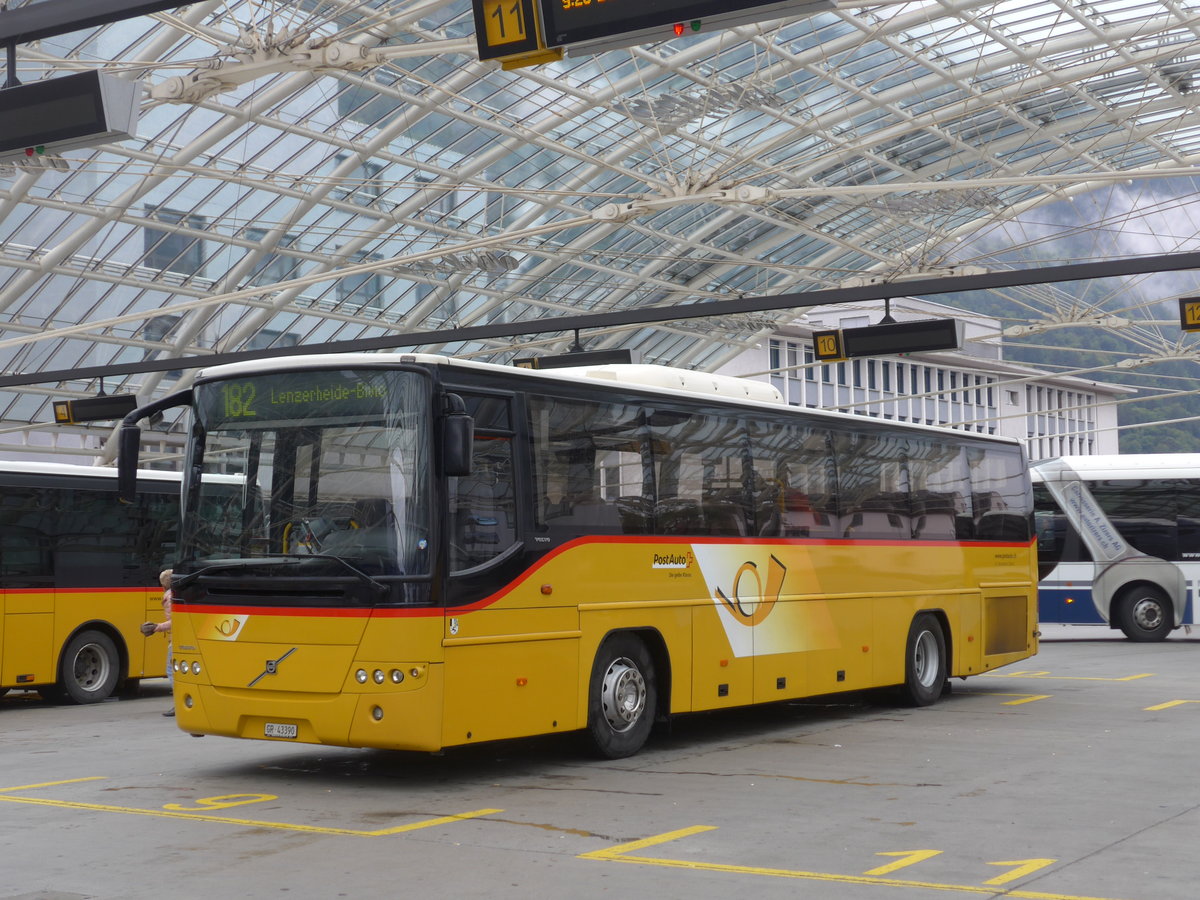 (184'780) - Demarmels, Salouf - GR 43'390 - Volvo (ex PostAuto Graubnden) am 16. September 2017 in Chur, Postautostation