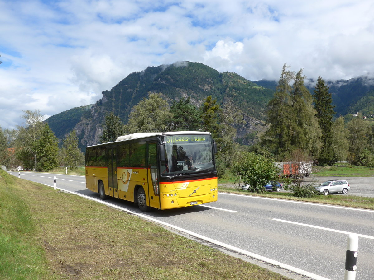 (184'828) - PostAuto Graubnden - GR 161'245 - Volvo am 16. September 2017 in Cazis, Bndner Arena