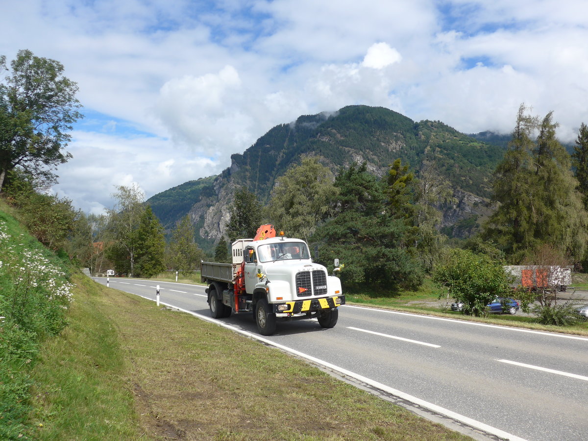 (184'844) - Holcim, Z�rich - ZH 13'633 - Saurer am 16. September 2017 in Cazis, B�ndner Arena