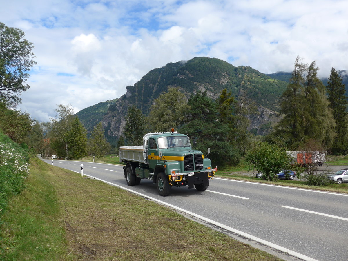 (184'848) - Stutz, Frauenfeld - TG 11'585 - Saurer am 16. September 2017 in Cazis, B�ndner Arena