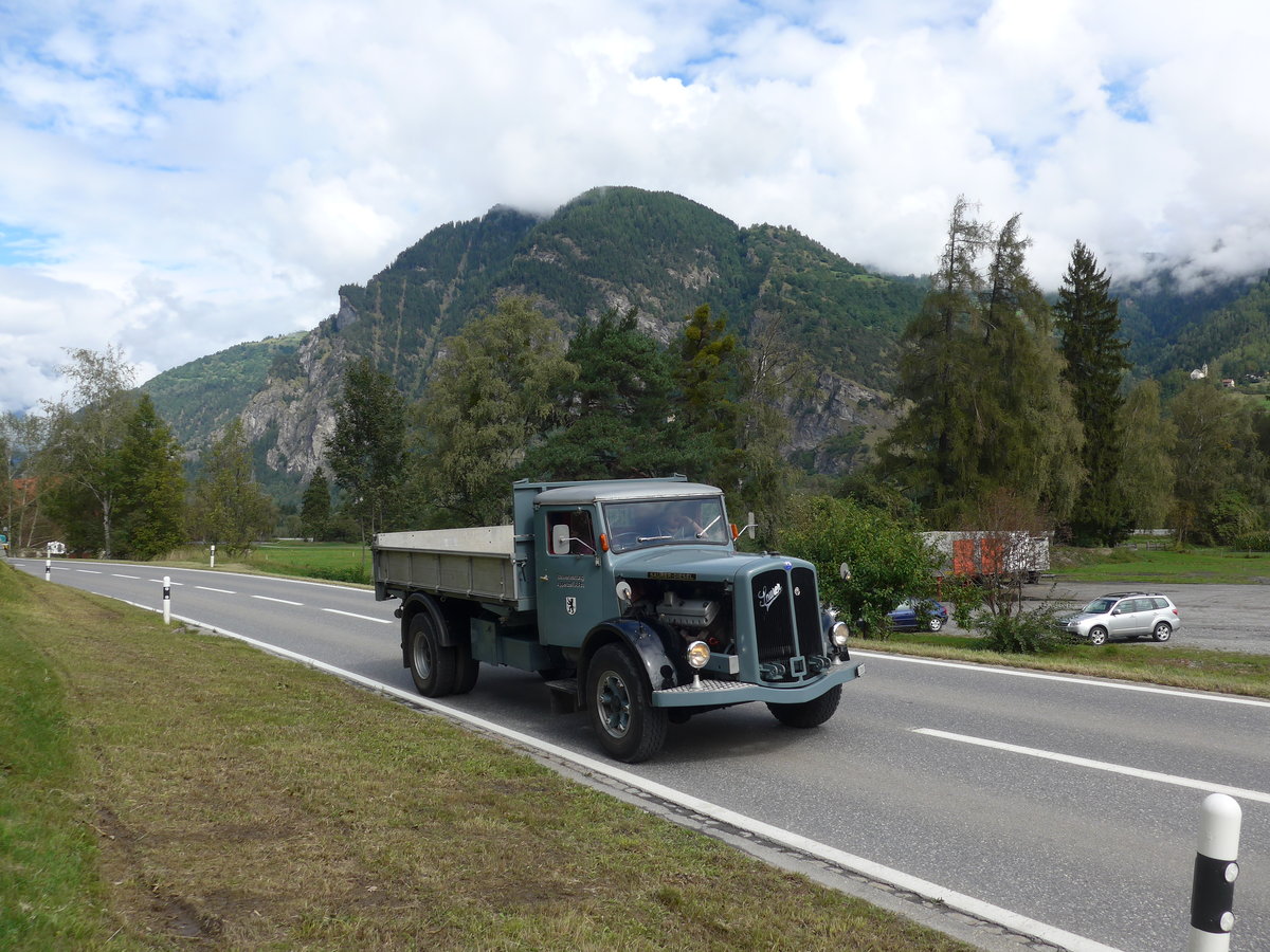(184'863) - Bauverwaltung, Appenzell A.Rh. - SZ 200'017 - Saurer am 16. September 2017 in Cazis, B�ndner Arena