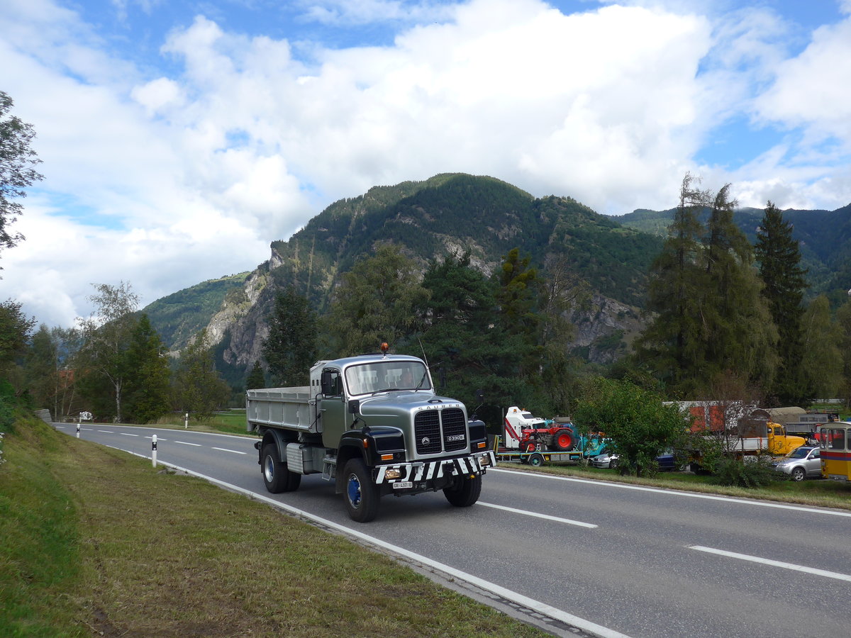 (184'964) - Saurer - GR 437 U - am 16. September 2017 in Cazis, B�ndner Arena