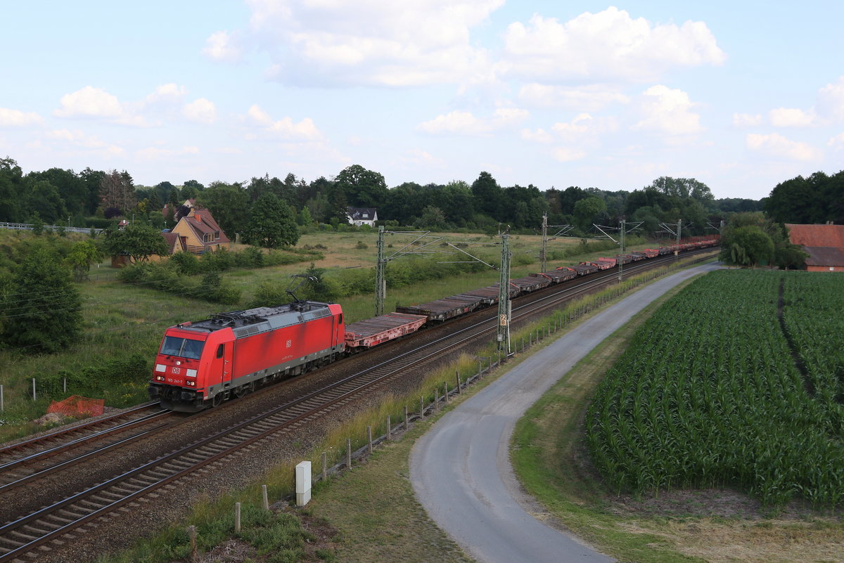 185 241 am 25. Juni 2020 bei Langwedel.