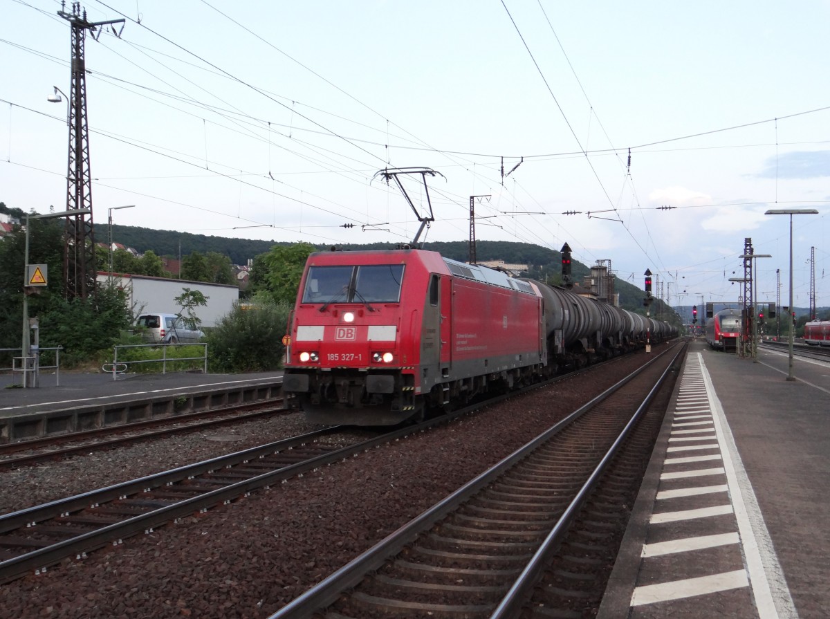 185 327 zu sehen am 24.07.14 in Gem�nden am Main.