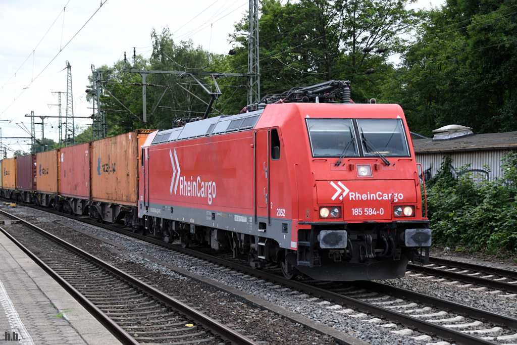 185 584-0 zog einen containerzug durch hh,harburg,16.07.20