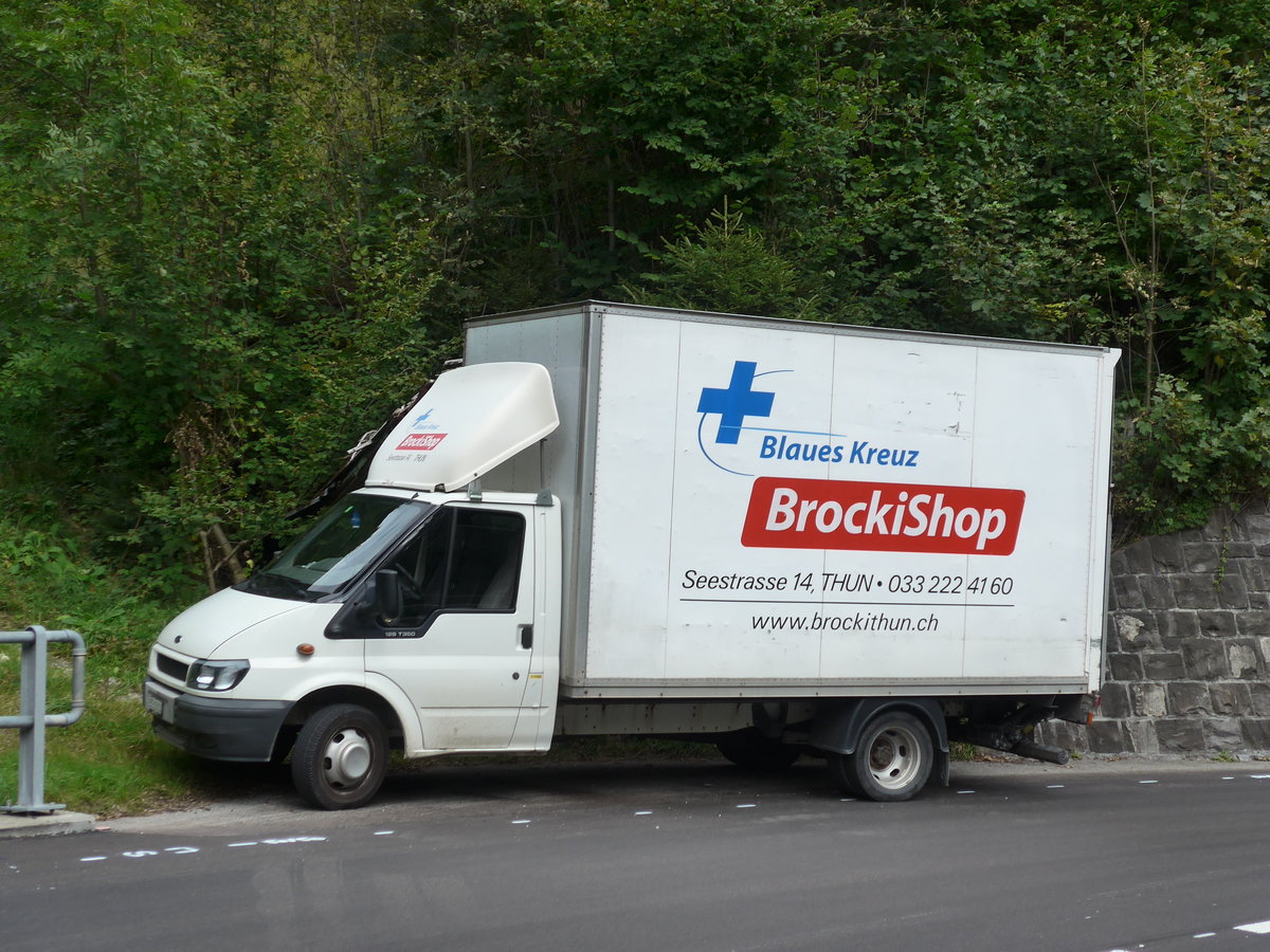(185'079) - BrockiShop, Thun - BE 818'816 - Ford am 17. September 2017 in Achseten, B�nigen