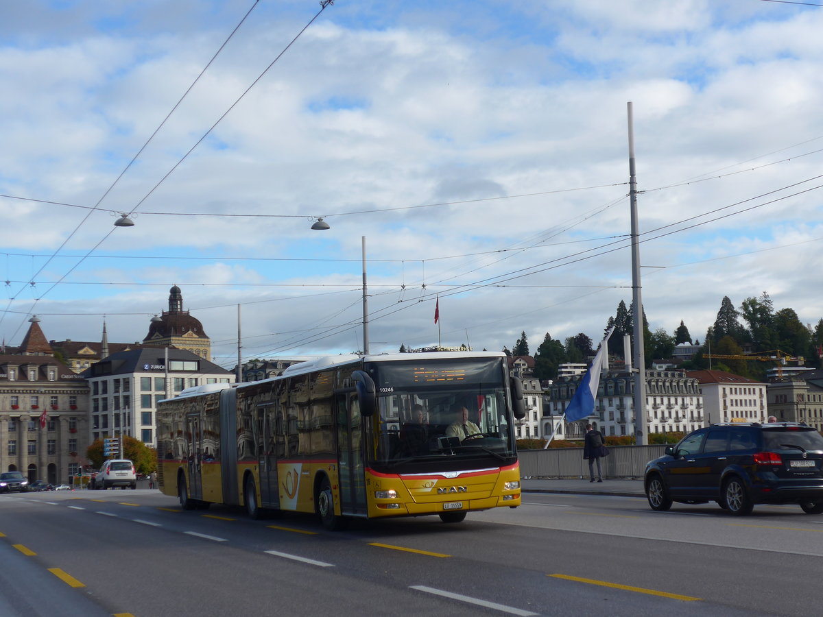 (185'143) - Bucheli, Kriens - Nr. 26/LU 15'559 - MAN am 18. September 2017 in Luzern, Bahnhofbrcke