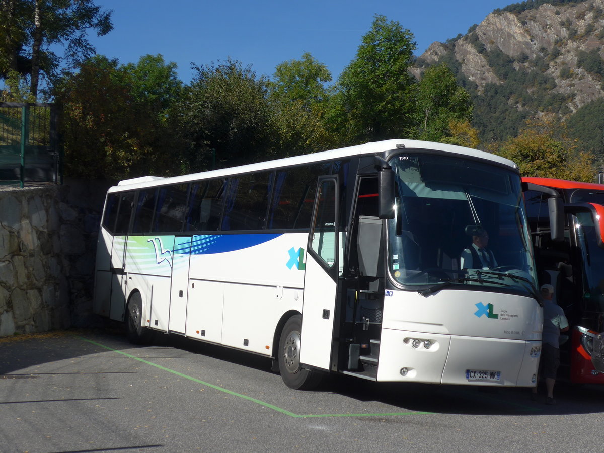 (185'348) - Aus Frankreich: RDTL Mont-de-Marsan - Nr. 1310/CX 325 NK - Bova am 27. September 2017 in Ordino, Carparkplatz