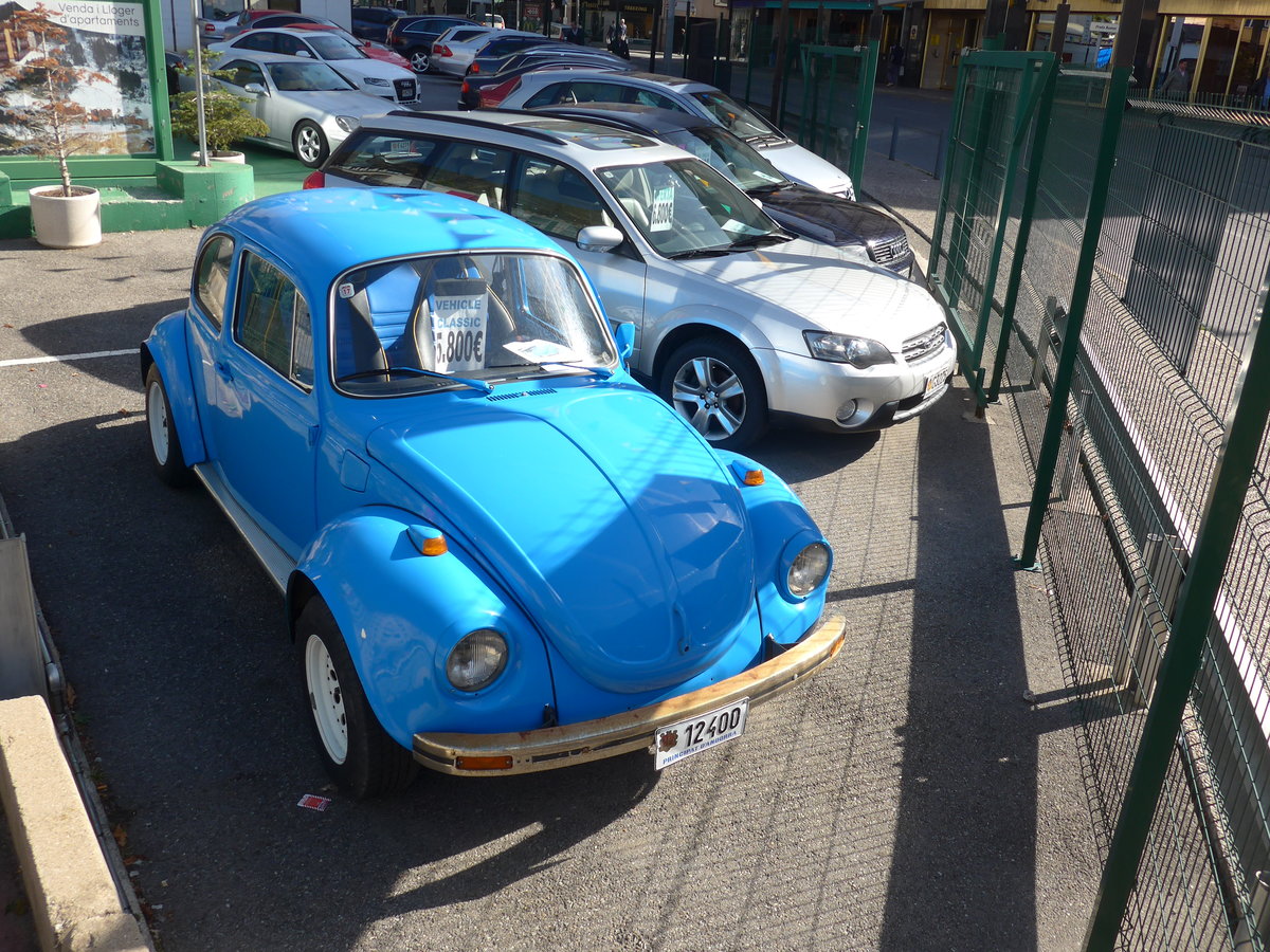 (185'474) - VW-K�fer - 12'400 - am 28. September 2017 in Andorra la Vella
