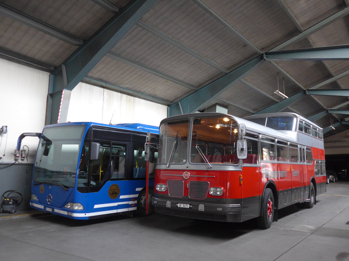 (185'816) - Huselmann, Bern - Nr. 26/BE 9475 - FBW/Vetter-R&J Anderthalbdecker (ex AFA Adelboden Nr. 9) am 8. Oktober 2017 in Adelboden, Busstation